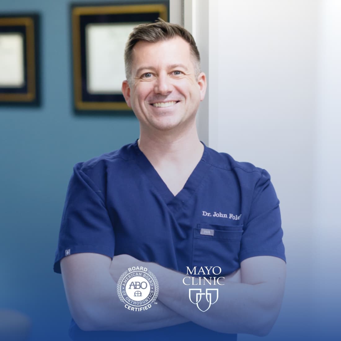 young woman smiling during appointment