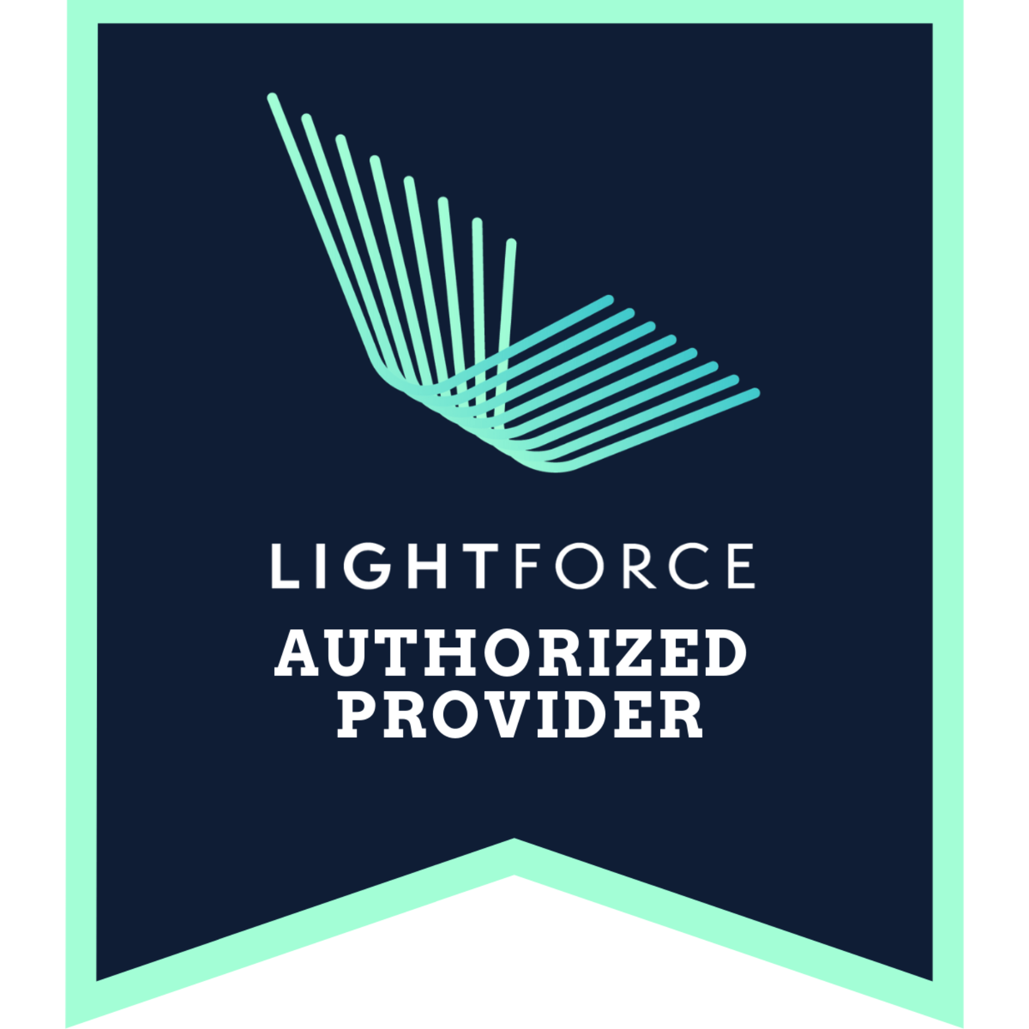 2022-06-14 - Cary, NC LIGHTFORCE Authorized Provider Logo